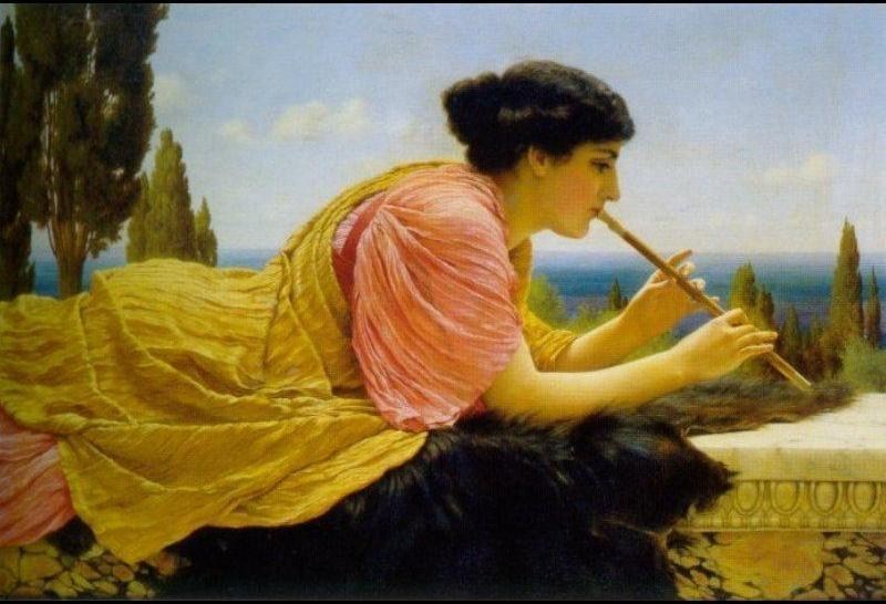 John William Godward A Melody